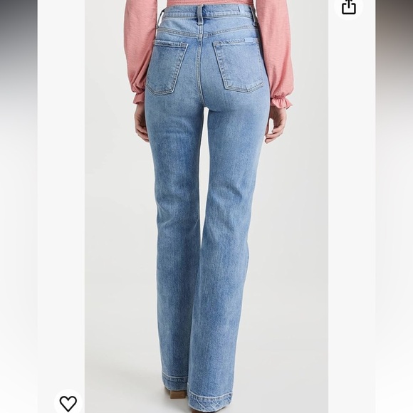 NWT 7 For All Mankind Women's Dojo Wide Leg Jeans In Blue Size 29 - Picture 2 of 16